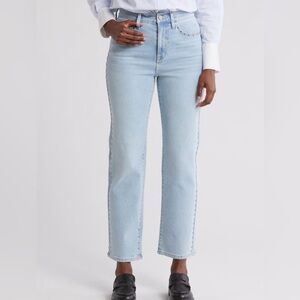 New DKNY Studded Straight Jeans 25